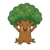 Ilustração da amiga Árvore